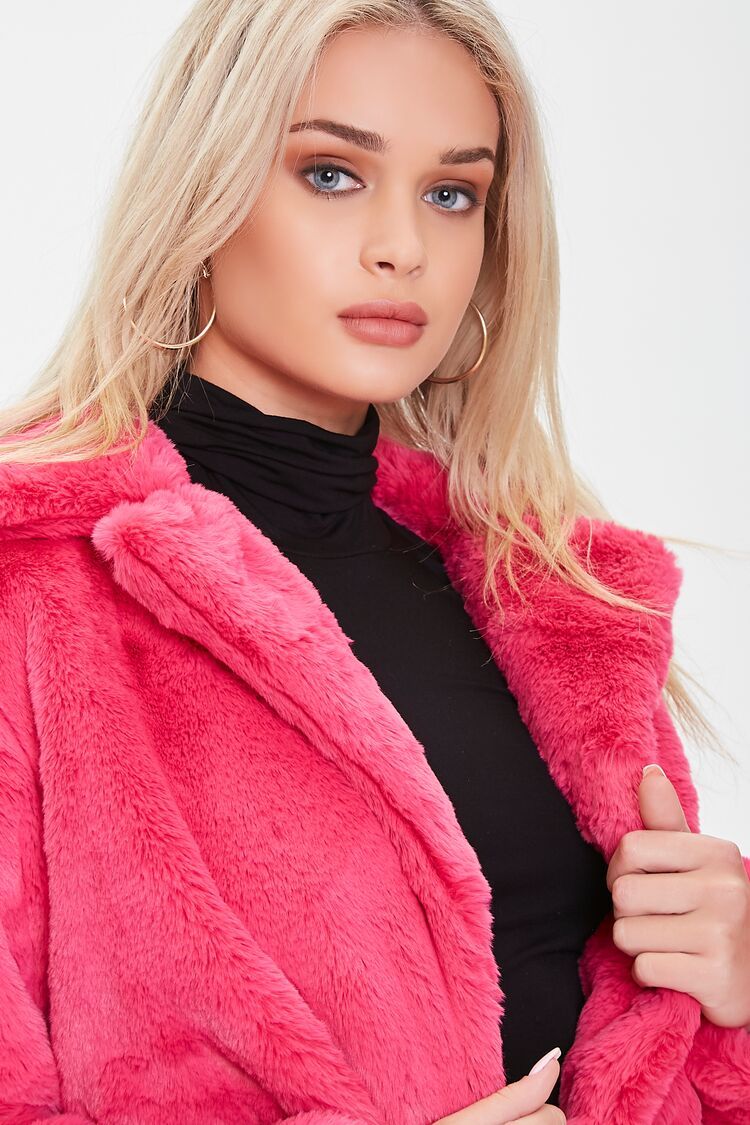 Cropped Faux Fur Coat | Forever 21 (US)