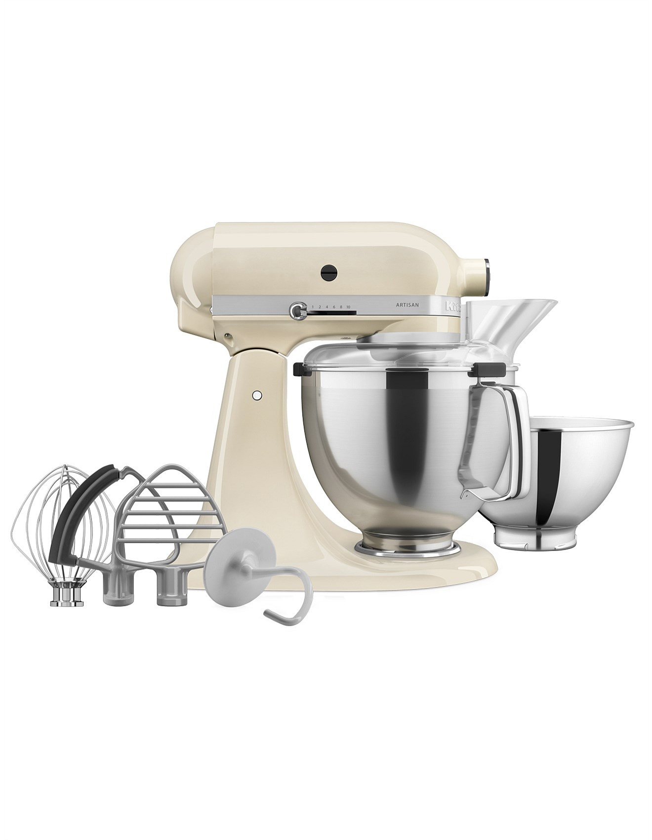 KSM195 ARTISAN TILT HEAD STAND MIXER ALMOND CREAM | David Jones (Australia & New Zealand)