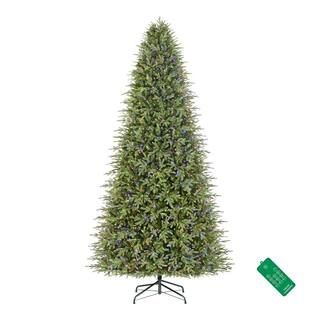 12 ft. Pre-Lit LED Grand Duchess Balsam Fir Artificial Christmas Tree | The Home Depot