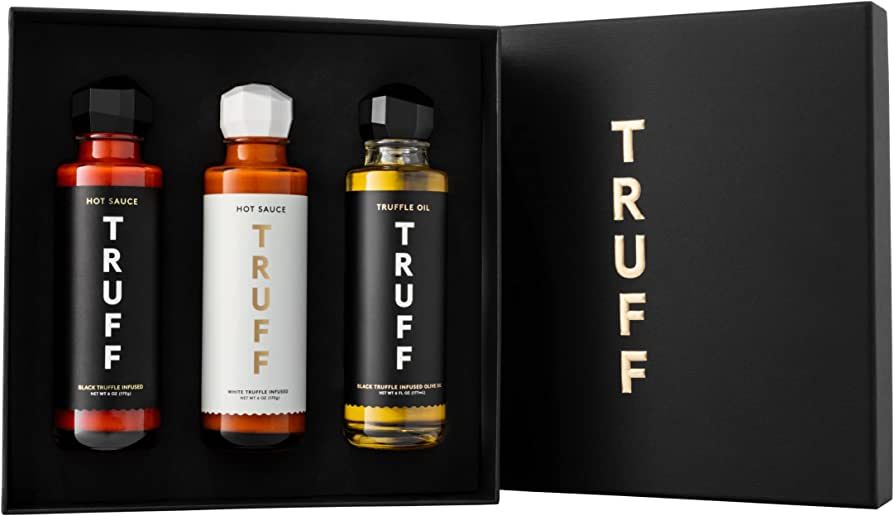 TRUFF Holiday Gift Pack - Gourmet Hot Sauce Set of Original, White Truffle Edition, and Black Tru... | Amazon (US)