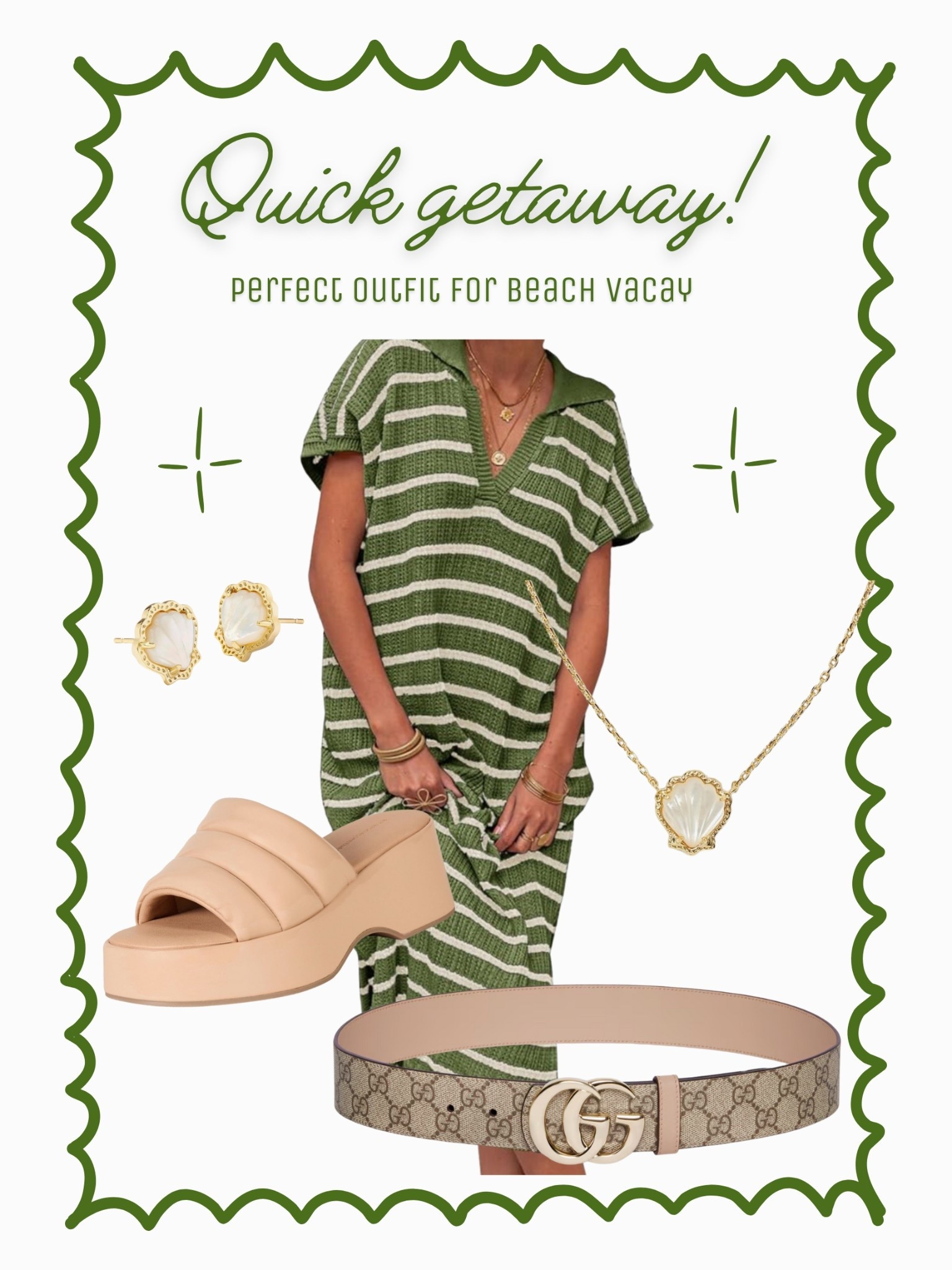 Vacation to the tropics outfit! 🌴🍹🌺🏝️🦩


#Vacationoutfit #Vacay #vacation #Sandals #Gucci #seashelljewelry 

#LTKTravel #LTKU #LTKmomlife