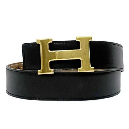 Used Hermes H Belt Gold Black Brown Constance Leather GP Box Calf Muffler Taurillon Cremas 〇Z Engrav | Walmart (US)