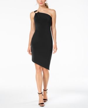 Calvin Klein O-Ring One-Shoulder Dress | Macys (US)