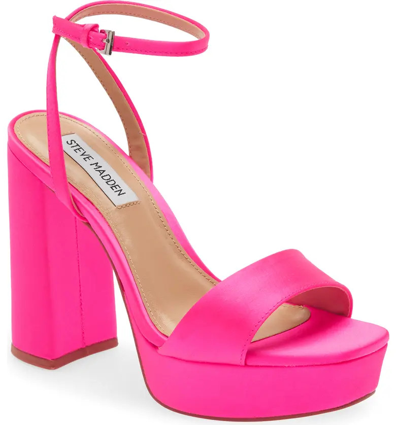 Steve Madden Lessa Platform Ankle Strap Sandal | Nordstrom | Nordstrom
