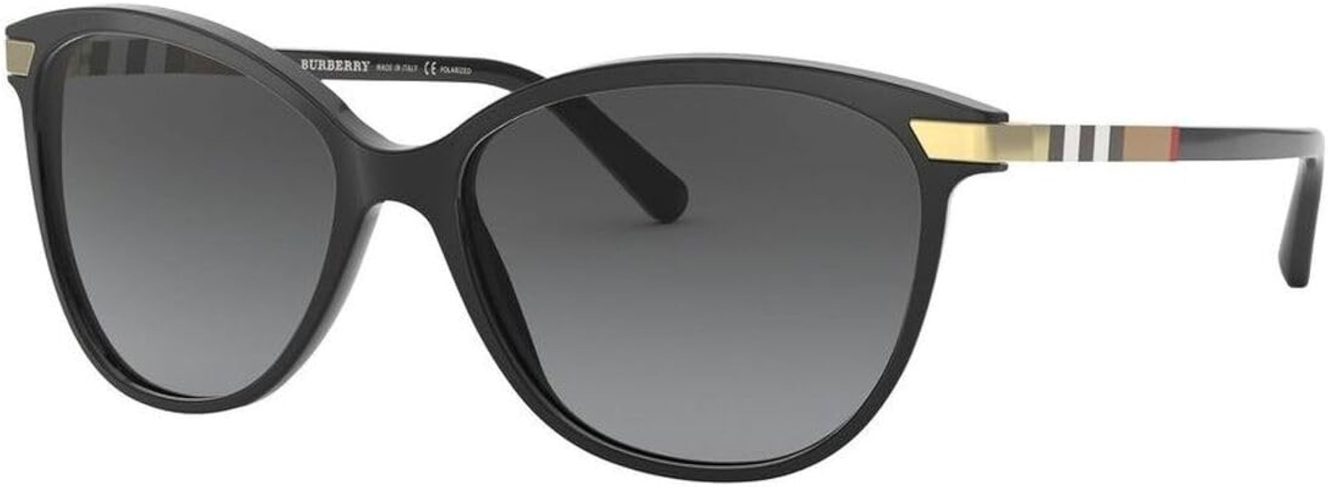 BURBERRY Sunglasses BE 4216 3001T3 Black Polar Grey Gradient | Amazon (US)