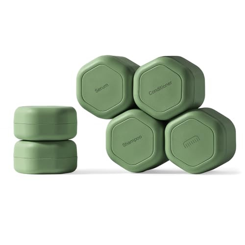 Cadence Travel Containers Haircare Capsule Set (Evergreen, Haircare (Set of 6)) | Amazon (US)