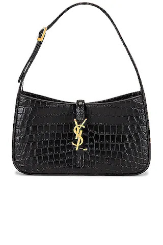 Le 5 A 7 Embossed Croc Hobo Bag | FWRD 
