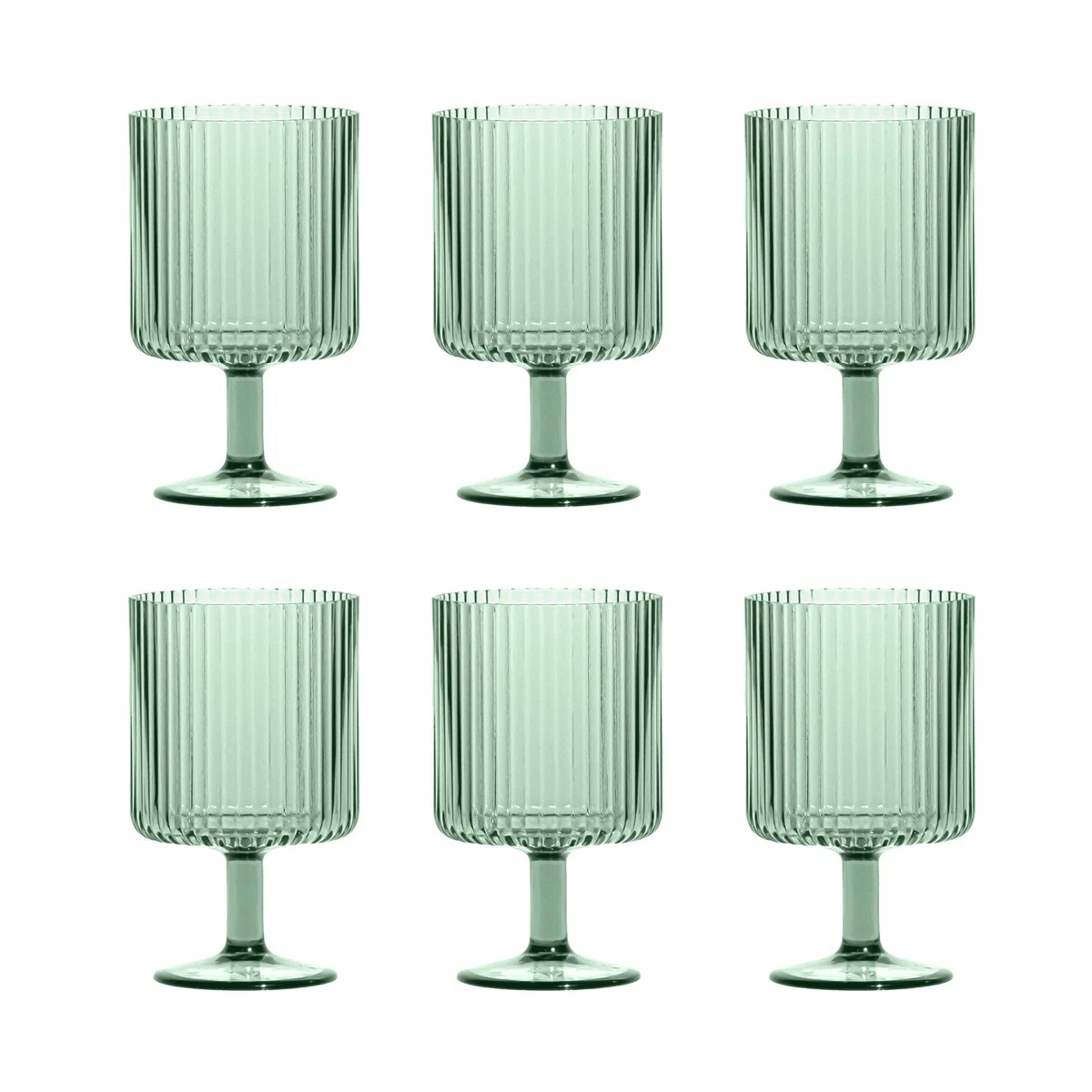 RE/FINE™ Laya Fluted Acrylic Goblet & Reviews | Wayfair | Wayfair North America