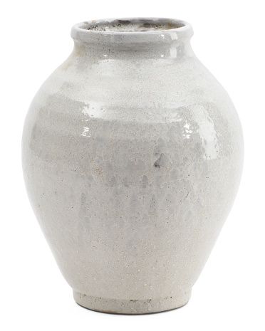 10x13 Omari Crackled Ceramic Decorative Vase | TJ Maxx