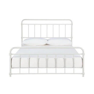 Matheney Platform Bed Andover Mills Size: King, Color: White | Wayfair North America