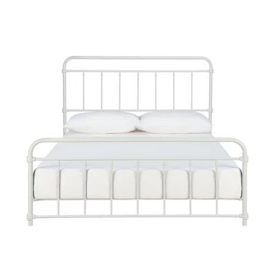 Matheney Platform Bed Andover Mills Size: King, Color: White | Wayfair North America