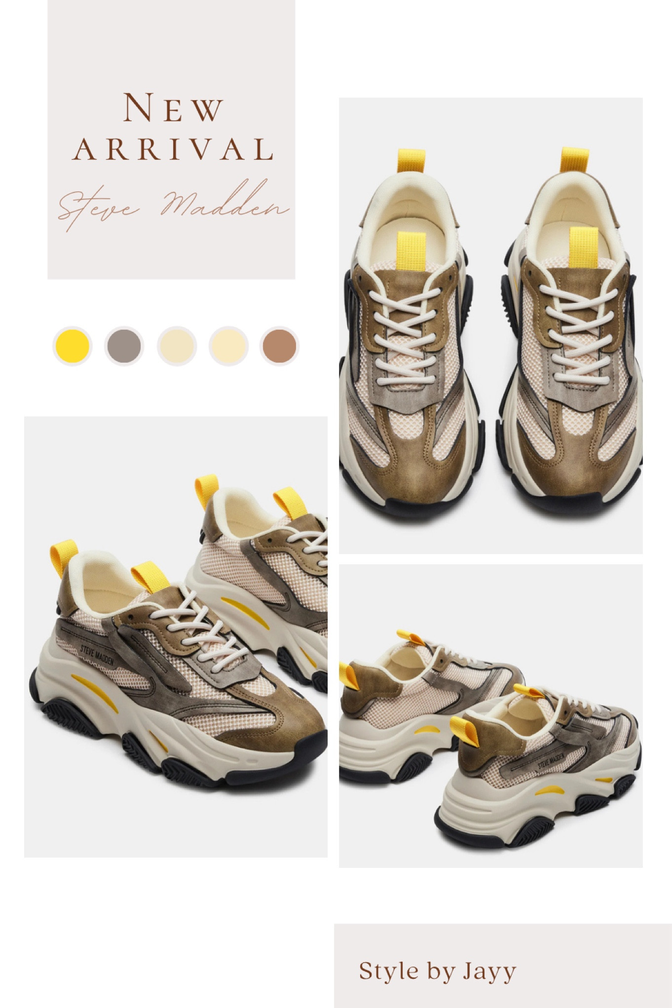 New arrival Steve Madden possession in color yellow multi 👟💛

#LTKshoecrush #LTKstyletip #LTKU