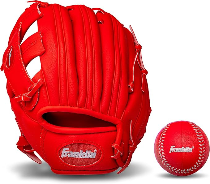 Franklin Sports Kids Baseball Gloves - RTP Youth Teeball Glove + Ball Set - Boys + Girls Teeball ... | Amazon (US)