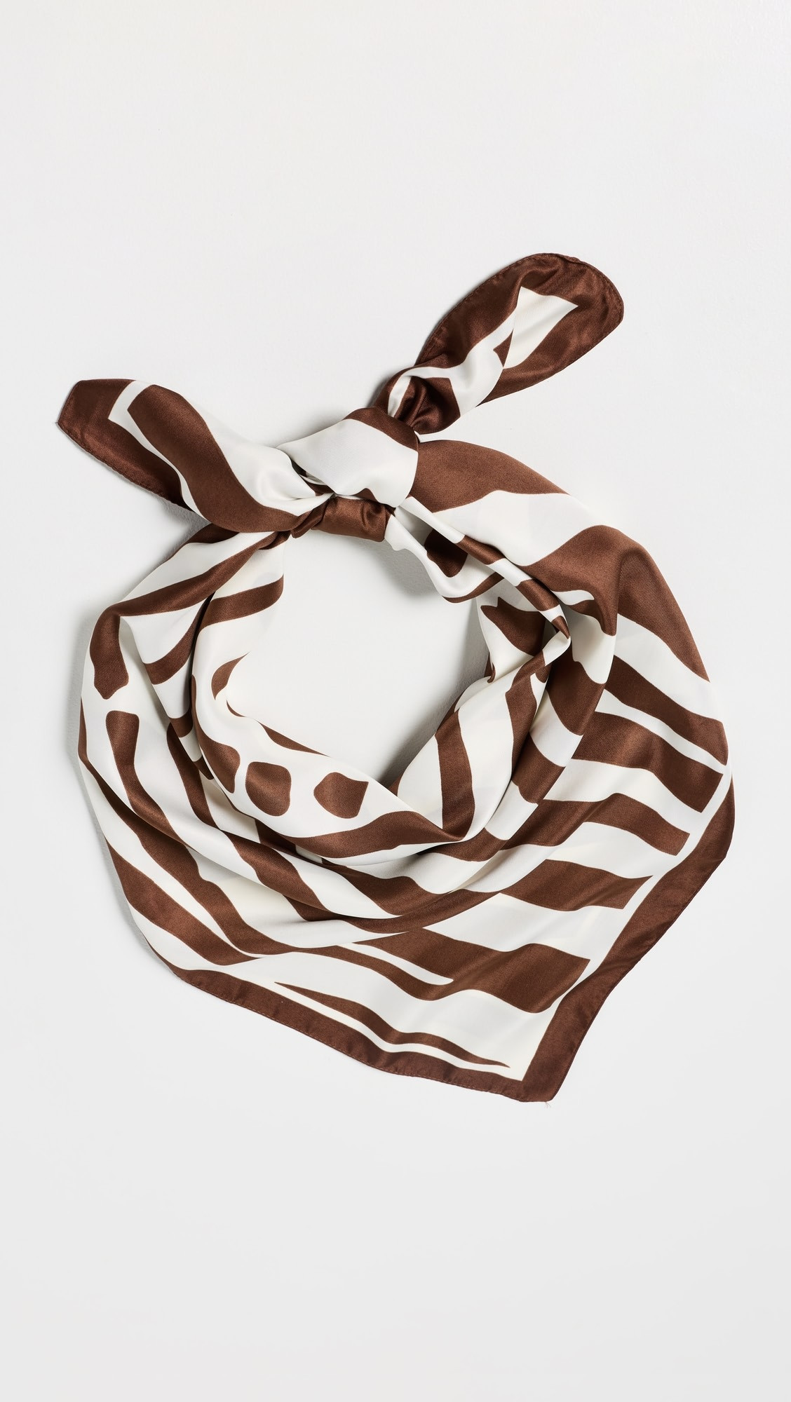 Lele Sadoughi Oversized Zebra Square Satin Scarf | Shopbop | Shopbop