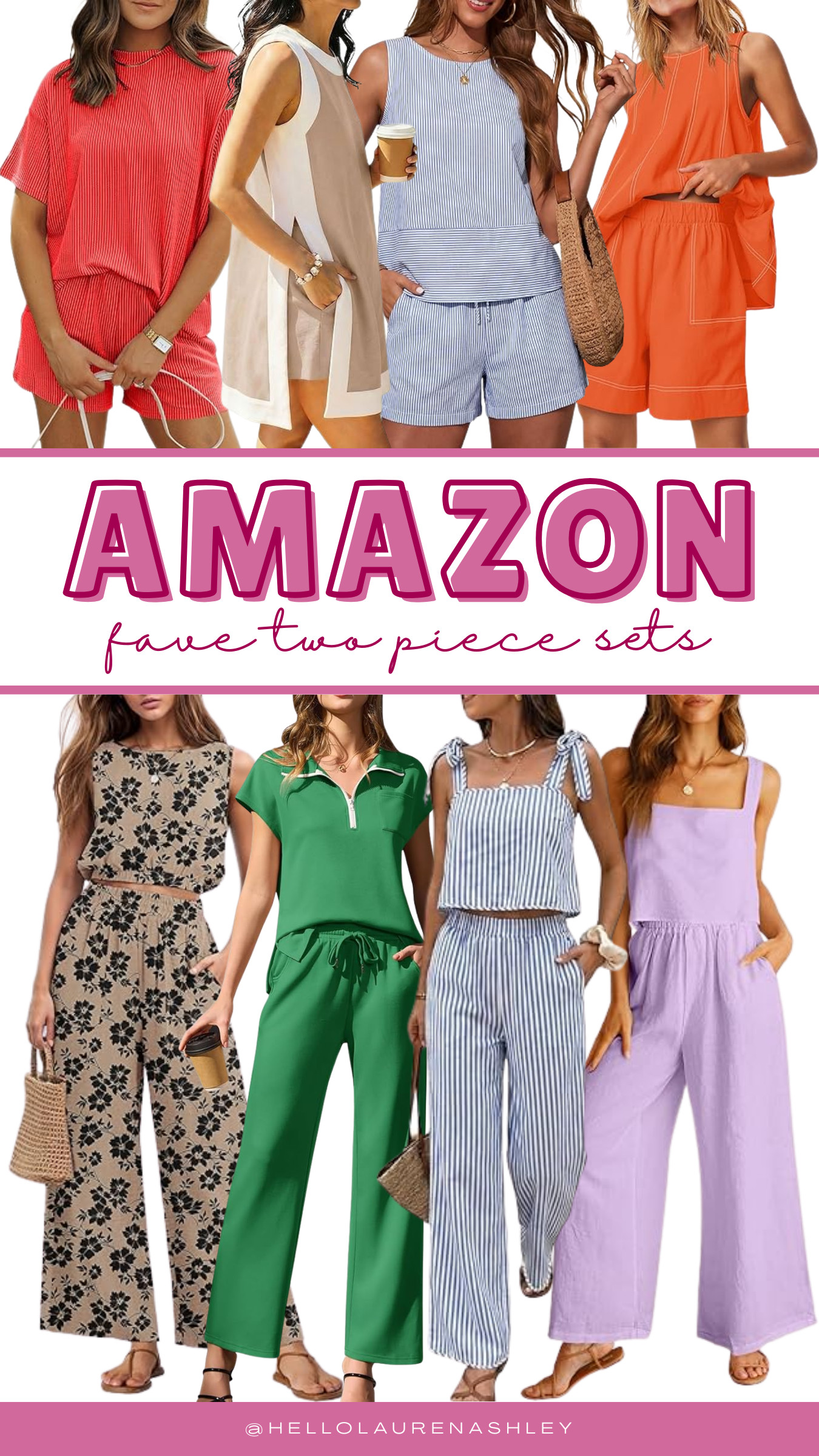 Amazon has so many good matching sets right now—from comfy casual looks to easy vacation outfits and throw-on-and-go pieces for summer. Linking my favorites here 💗 #amazonfashion #LTKstyle #summeroutfits 

 #LTKootd #LTKmomlife #LTKU