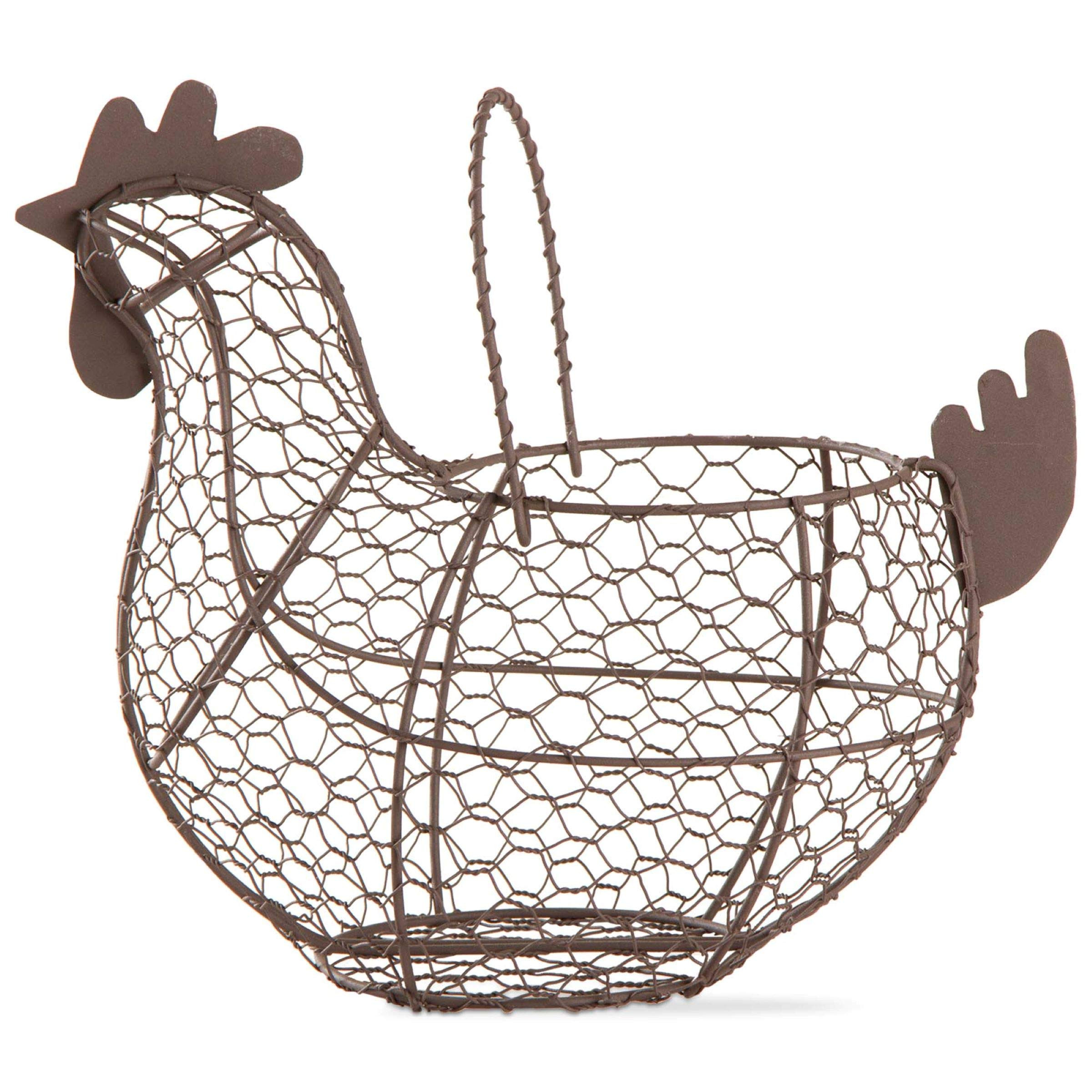 Tag Farmhouse Rustic Vintage Chicken Wire Egg Basket With Handle For Egg Holder Fruit And Kitchen... | Amazon (US)