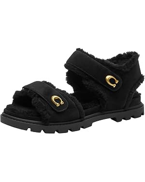 Coach Women’s Brynn Leather Sandal | Amazon (US)