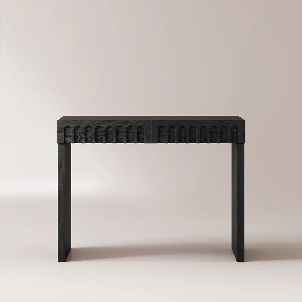 Best SellerVidar 39" Black Console Table | Hernest