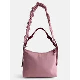 No Boundaries Women’s Medium Nylon Tote with Crossbody Scrunch Strap, Pink | Walmart (US)