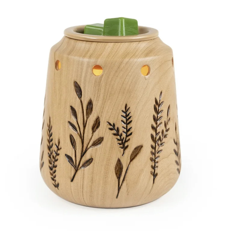 Better Homes & Gardens Full Size Fragrance Warmer, Woodgrain Botanical | Walmart (US)