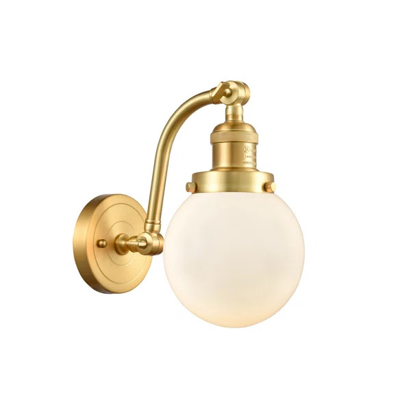 Zarmayr 1 - Light Dimmable Armed Sconce | Wayfair Professional