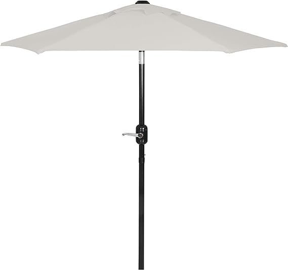 6 Ft Outdoor Patio Umbrella, Easy Open/Close Crank and Push Button Tilt Adjustment, Market Umbrel... | Amazon (US)