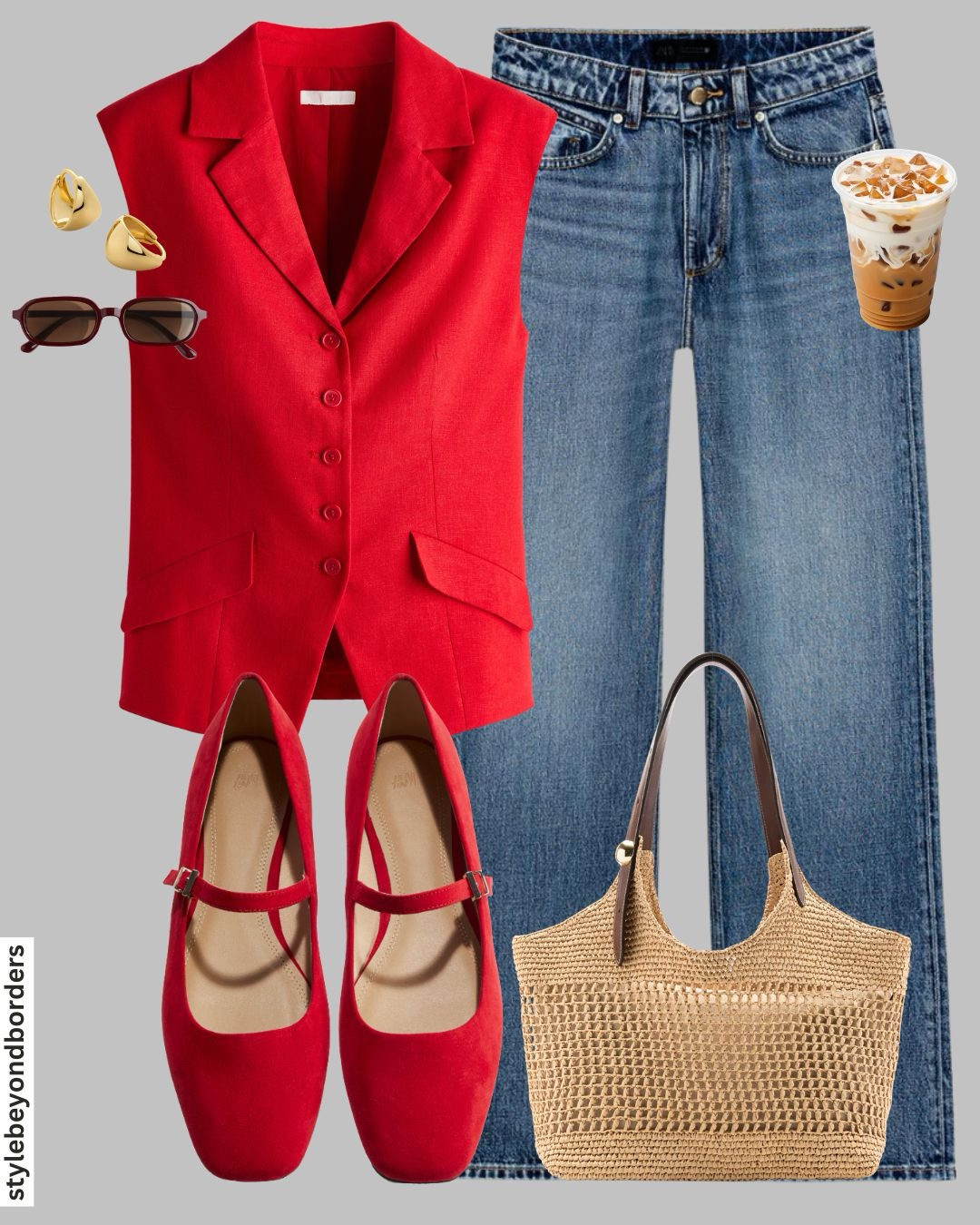 Ree vest styling for spring ❤️✨



Tags: red vest H&M, red waistcoat, straight jeans, red marry janes, red ballet flats, raffia bag, twill belted trousers, braided ballet flats, polka dot satin skirt, gold strap sandals, suede sandals, light blue denim jeans zara, black tailored trousers, speing outfit, summer outfit, chic outfit, classy outfit, holiday outfitt

#LTKsummer #LTKspring #LTKstyletip