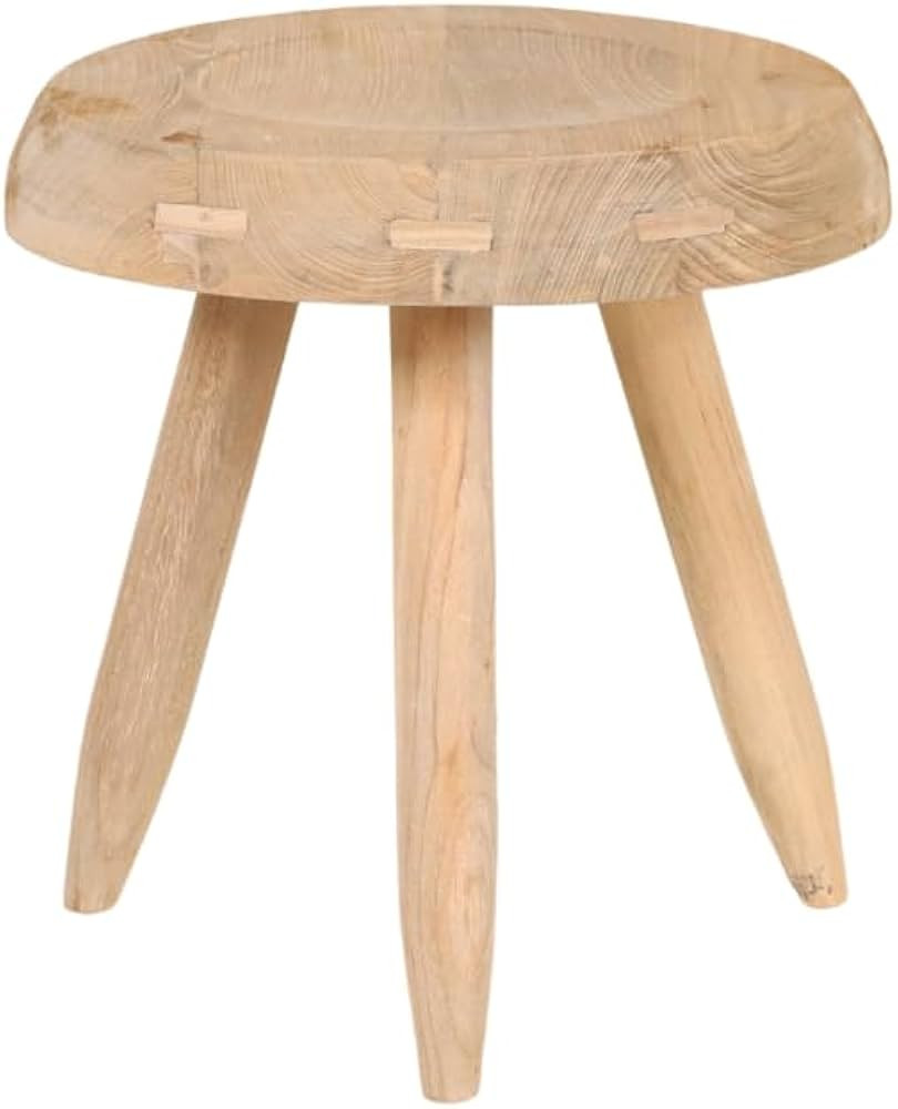 Berger Milking Stool, Reclaimed Teak Wooden Stool. Versatile as Sitting Stool, Small Side Table, ... | Amazon (US)