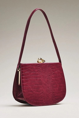 Celine Vegan Leather Croc Satchel | Anthropologie (US)