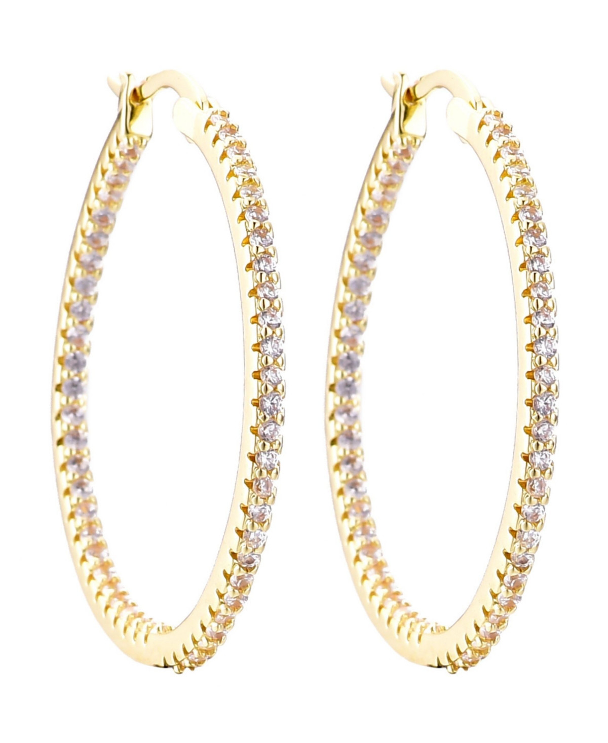Adornia Gold Cz Infinity Hoop Earrings - Gold | Macy's