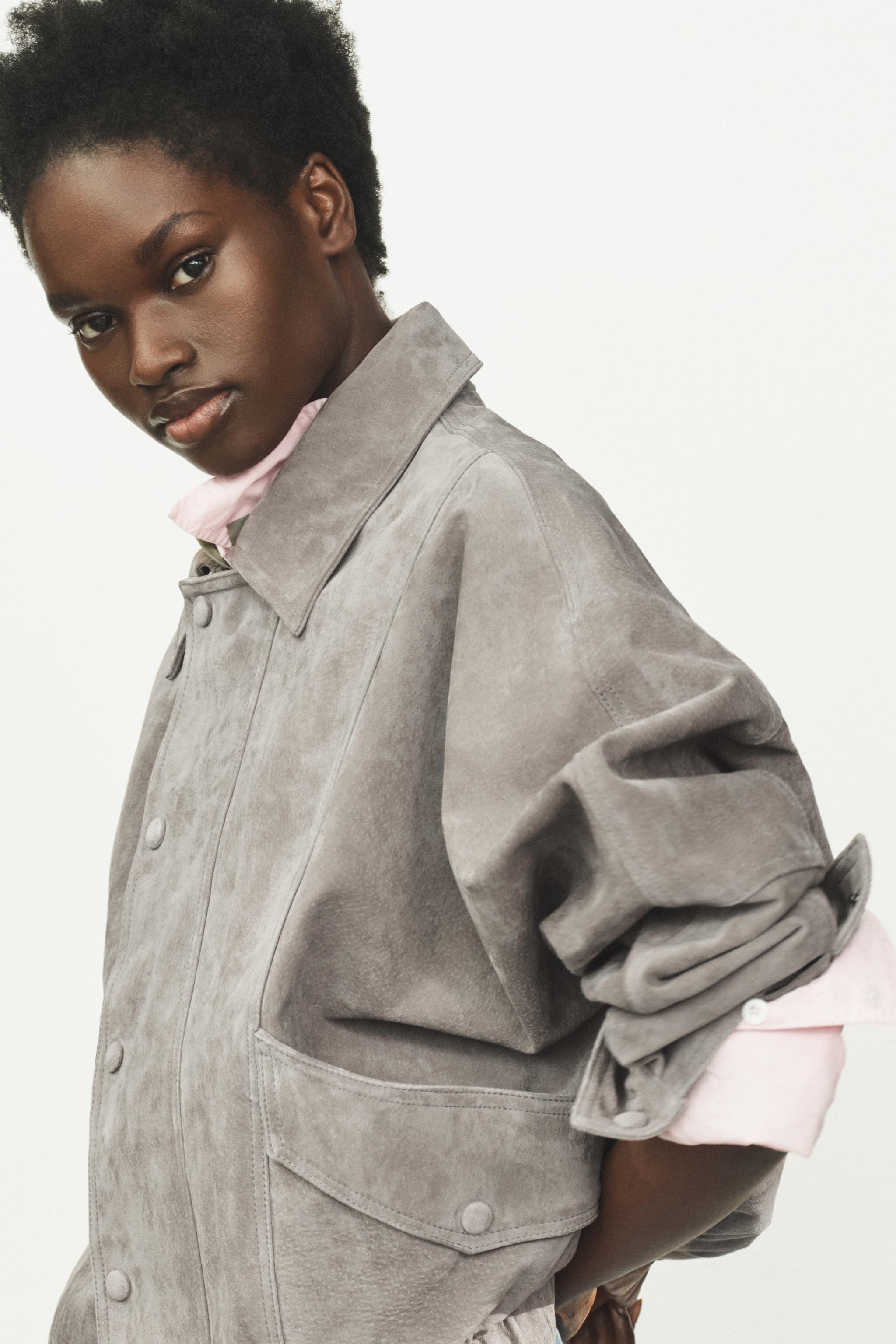 100% SUEDE LEATHER JACKET | Zara US