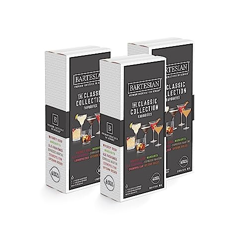 Bartesian The Classic Collection Favorites Cocktail Mixer Capsules, Variety Pack of 18 Cocktail Capsules, for Bartesian Premium Cocktail Maker | Amazon (US)
