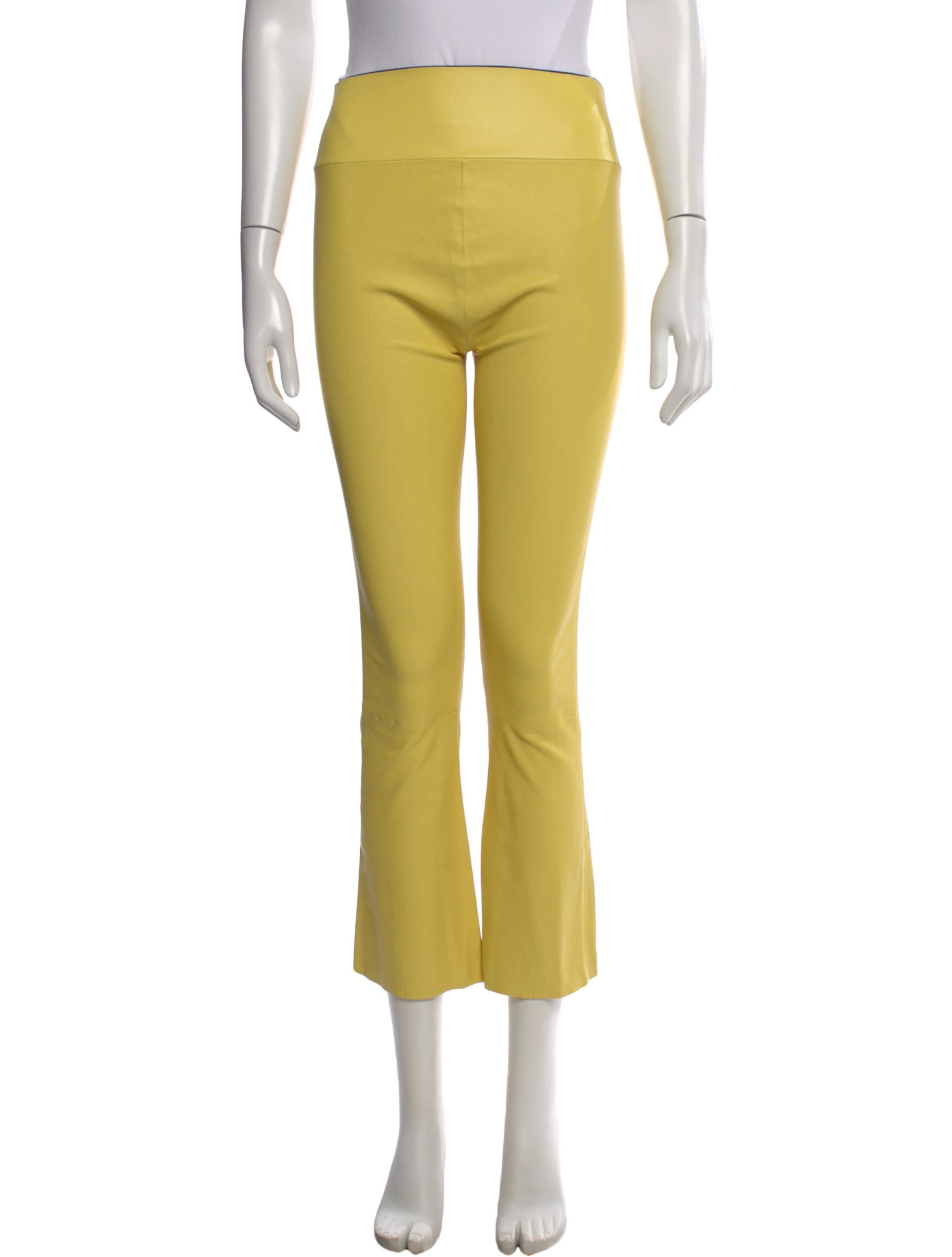 Leather Straight Leg Pants | The RealReal