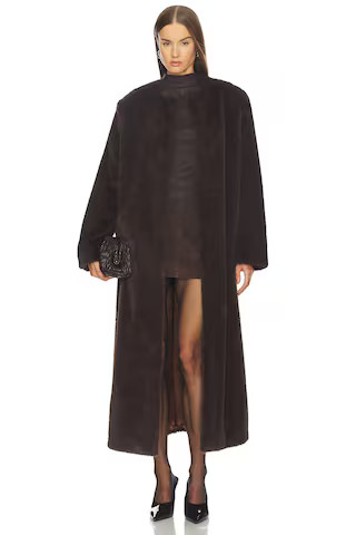 SRG Liv Coat in Chocolate from Revolve.com | Revolve Clothing (Global)
