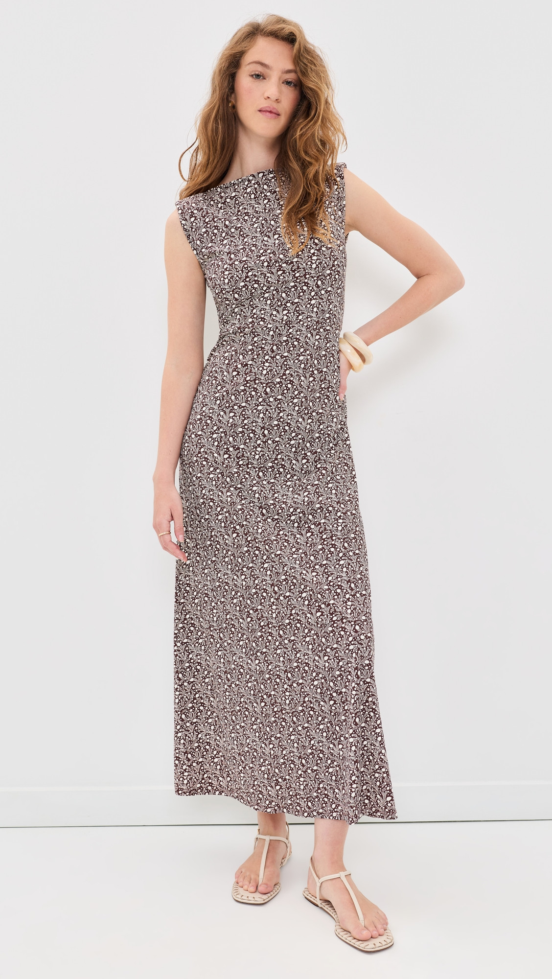 Hill House Home The Sloane Dress Ditsy Thistle M | Shopbop