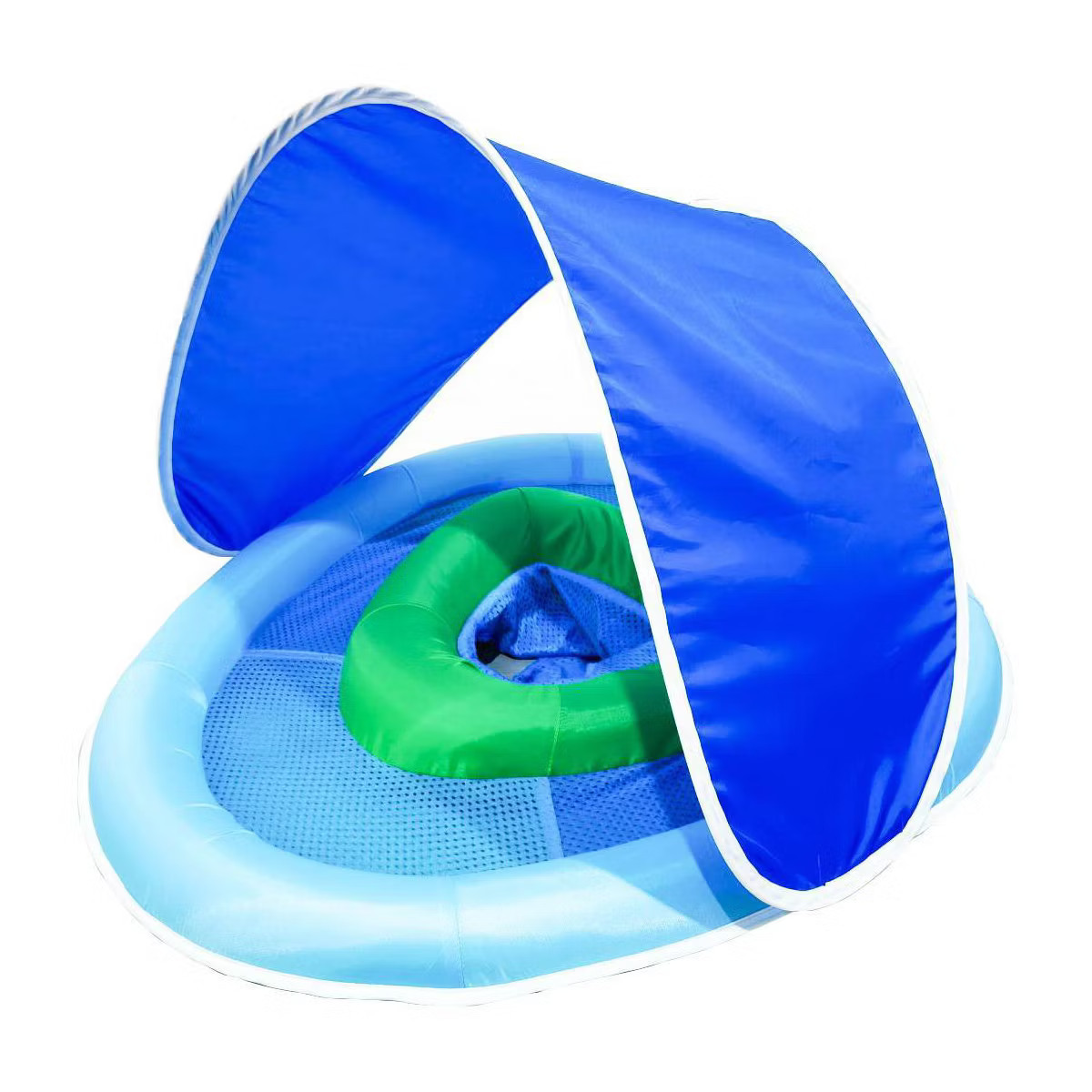 Sunny Days Baby Float - Dark Green/Periwinkle/Blue | Target