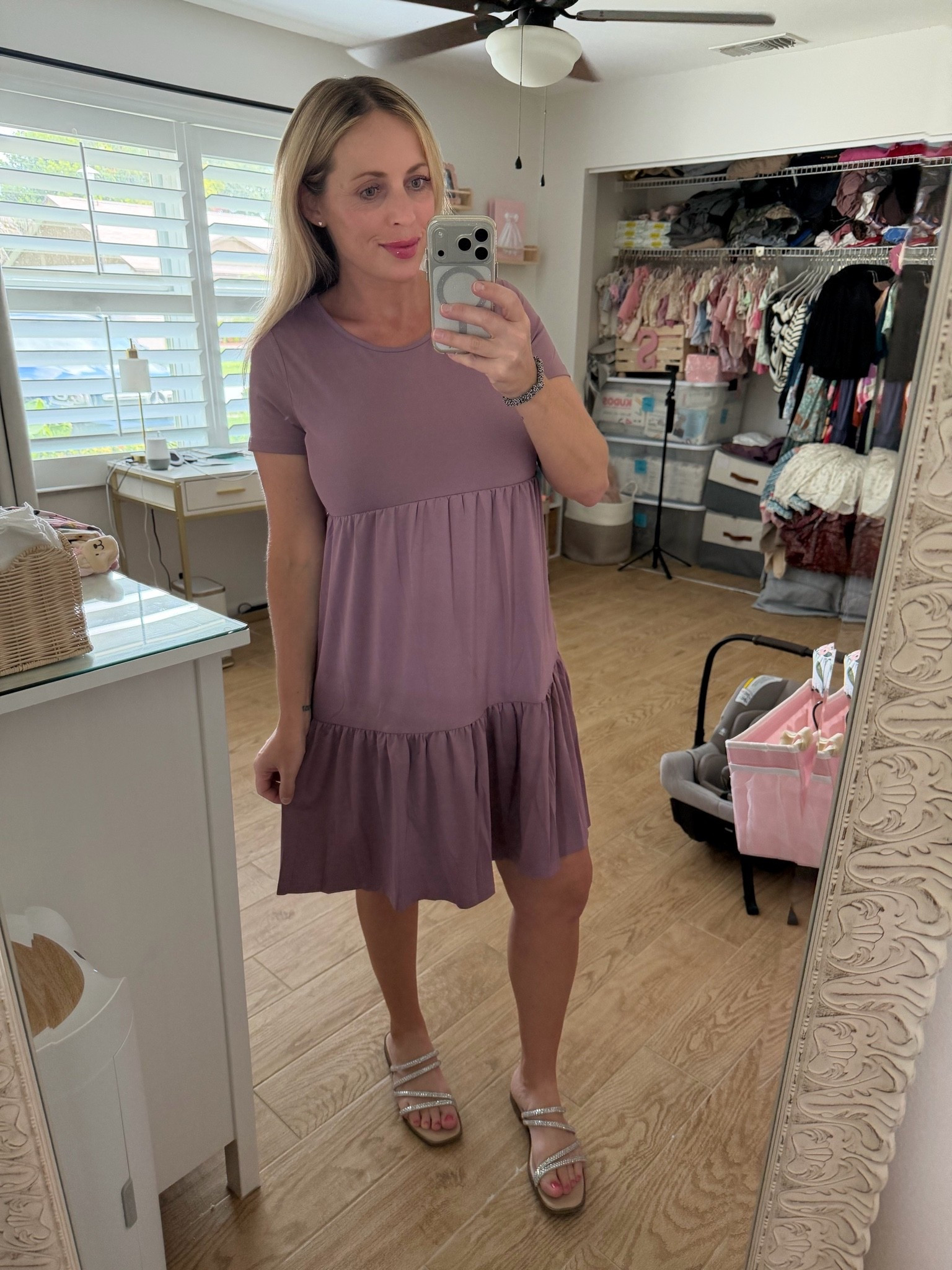 Postpartum outfit. Maternity dress

#LTKmomlife #LTKBaby