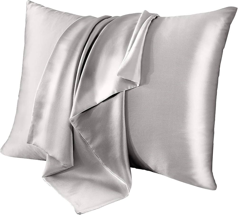 100% Mulberry Silk Pillowcase Pure,21 Momme Both Side Real Silk Pillowcases Hidden Zippered Slip ... | Amazon (CA)