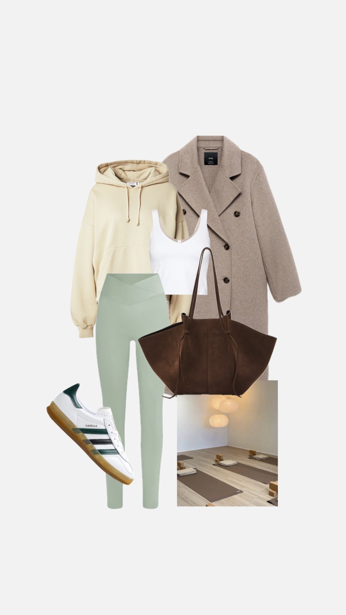 #yoga #fitness #sport #pilates #reformer #casual #adidas #structuredbag #brownsuede #butteryellow #hellgelb #buttergelb #salbeileggings #grüneleggings #sweatshirt #kapuzenpullover #hoodie #hoodiebutteryellow #springsportfits #sagecolorleggings 

#LTKdeutschland #LTKspring #LTKfitness