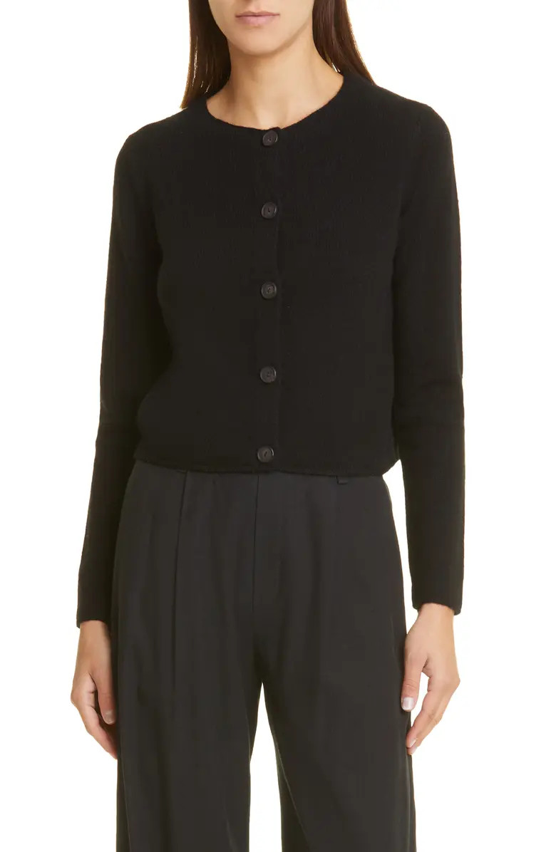 Crewneck Wool & Cashmere Cardigan | Nordstrom