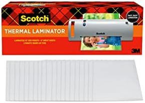 Scotch Thermal Laminator Combo Pack, Includes 20 Letter-Size Laminating Pouches, Holds Sheets up ... | Amazon (US)