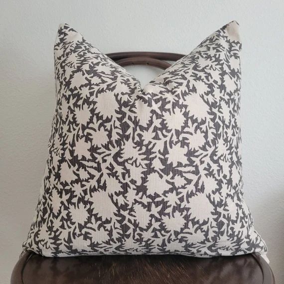SOPHIE  Block Print Pillow Cover - Etsy | Etsy (US)