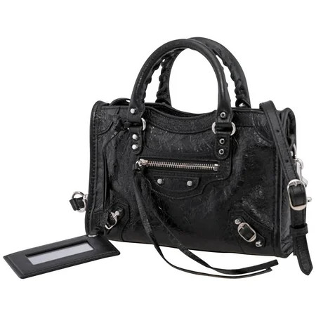 Balenciaga Ladies Classic Black Nano City Crossbody Bag | Walmart (US)