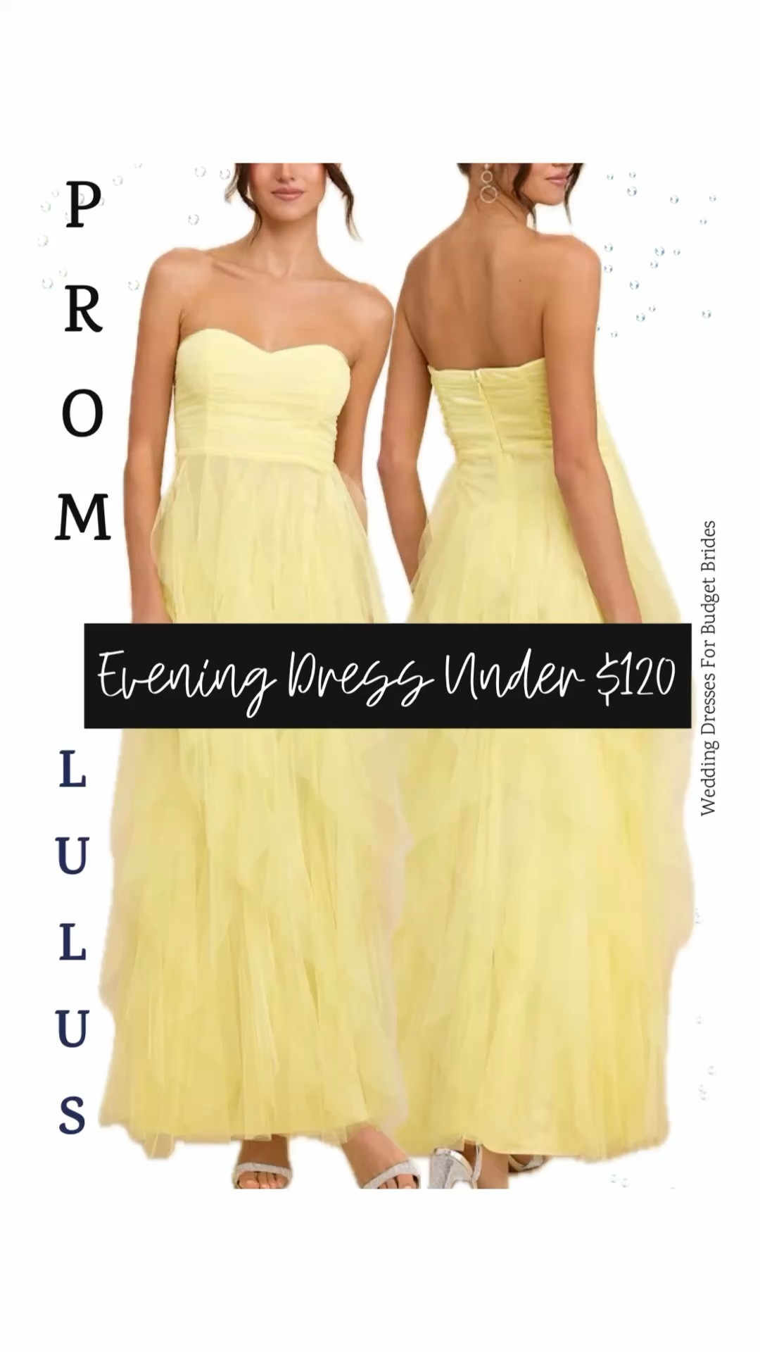 Best selling yellow formal long dress at Lulus under $120. Other colors too!

Special occasion dress, prom dress, wedding guest dress, formal dress, yellow dress, evening dress, yellow evening gown, Lulus dress.

#LTKWedding #LTKSeasonal