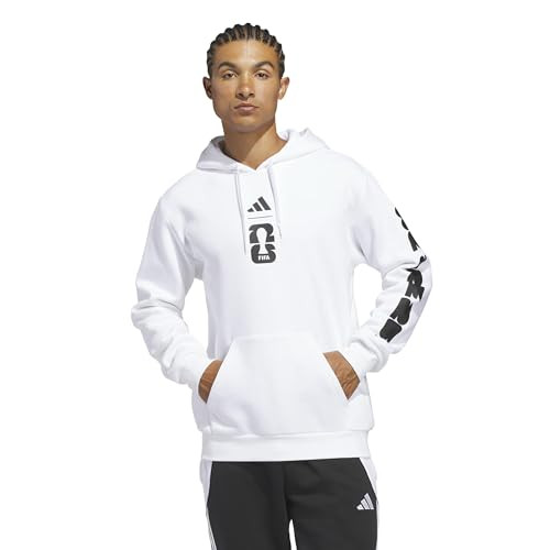 adidas Men's World Cup 26 Official Match Ball Graphic Hoodie, White, XX-Large | Amazon (US)