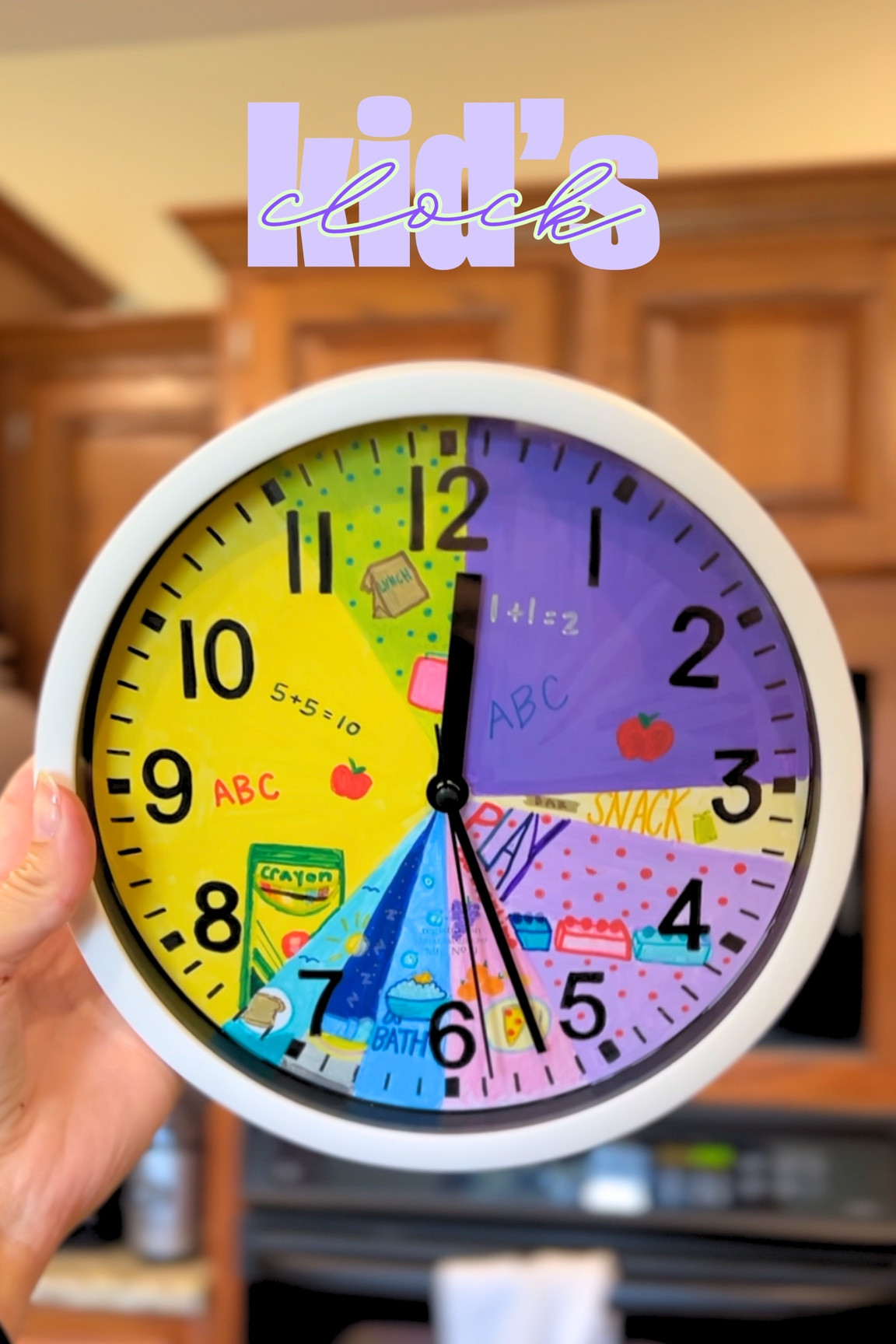 DIY Kid’s Clock ⏰ If your kids are anything like mine, they’re always watching the clock! We’re working on getting into a better routine before school starts, and this little project is such a helpful tool. I’ll link everything you need to make your own

#LTKKids #LTKFamily