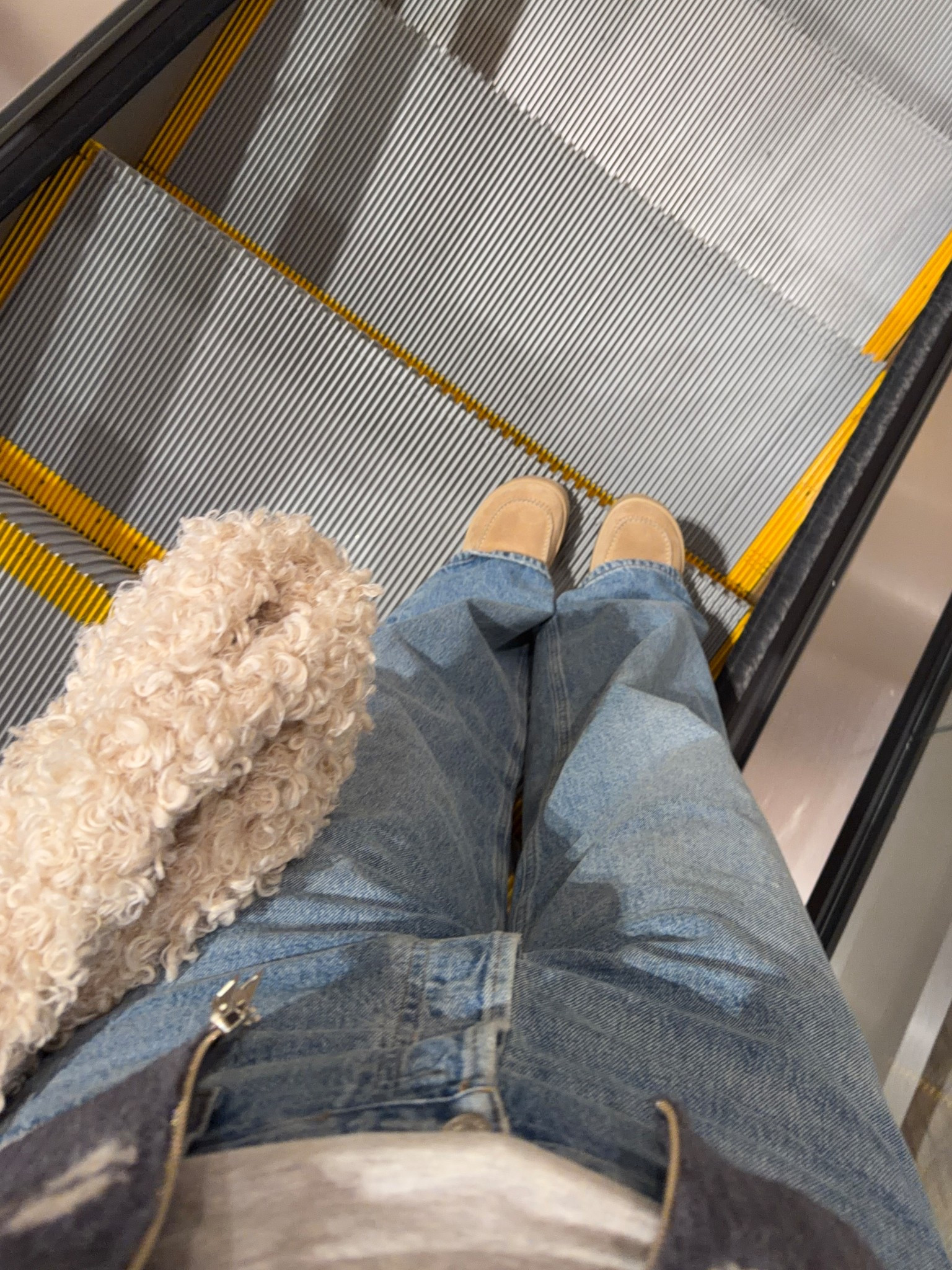 Sweater and tee tts M. Perfect Abercrombie layering tee  Jeans low rise soft rigid denim true to size for this baggy fit! Etsy fuzzy purse. Prada slides are platforms, comfy, true to size 




#LTKootd #lowrisejeans #agolde #bresheppard #shorthair #baggyjeans #sweater #lspace #fuzzypurse

