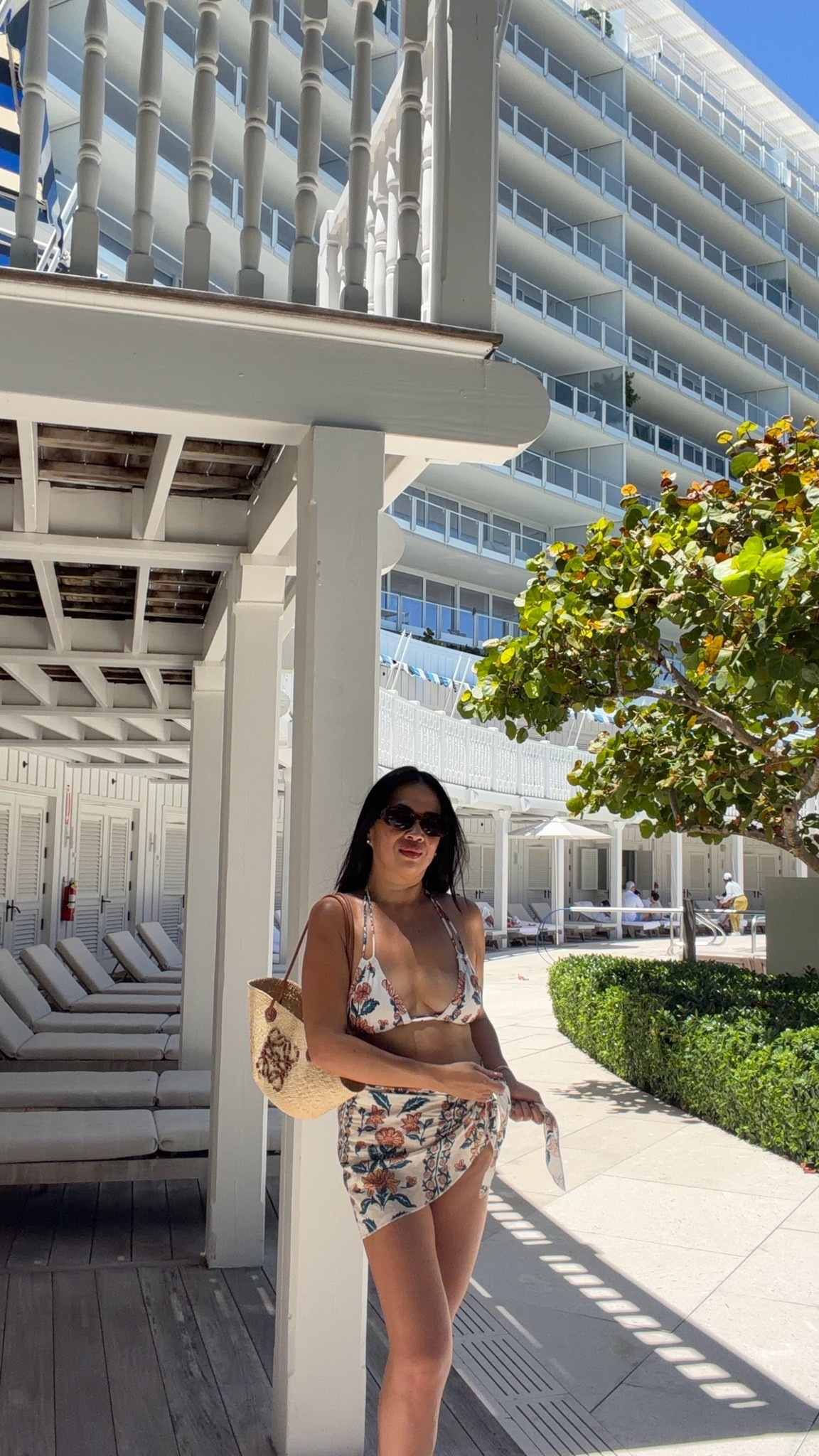 Montce Swim and Loewe Small Basket tote