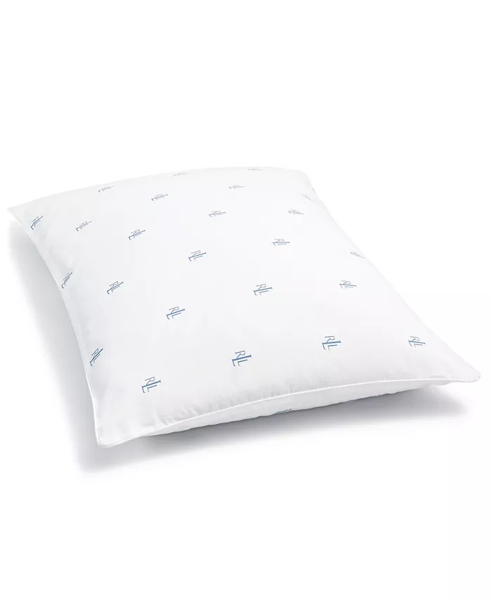 Lauren Ralph Lauren Logo Medium Density Down Alternative Pillow, Standard/Queen & Reviews - Home ... | Macys (US)