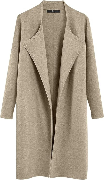 LILLUSORY Women's Long Cardigan Sweaters Oversized Fall Dressy Coatigan Jackets Trendy Knit Winte... | Amazon (US)